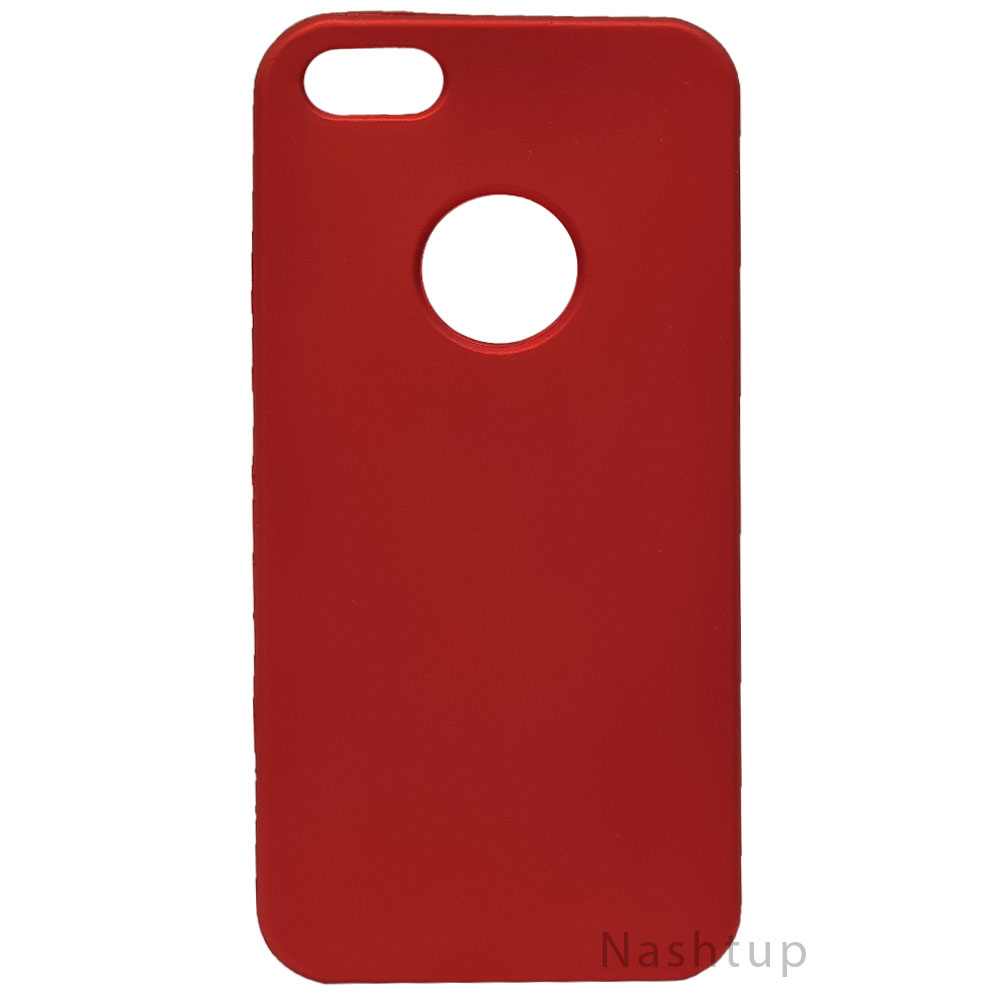 قاب طرح سيليكونى nice رنگ قرمز گوشى Apple Iphone 5s